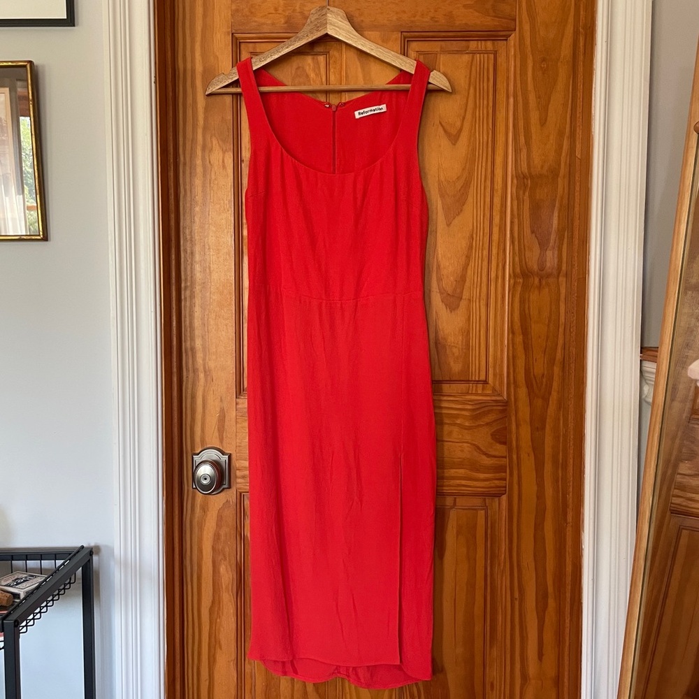 Reformation Midi Dress w/ slit
